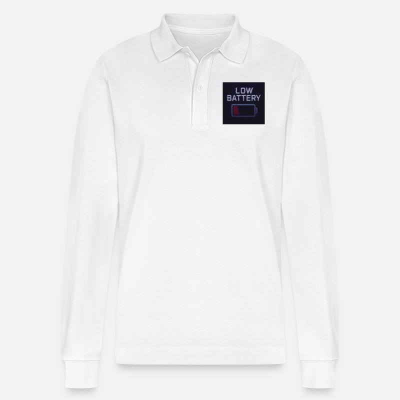 E9803123 54C8 45BA 93E4 395D0E9385CD - Stanley/Stella Unisex Bio-Langarm-Poloshirt Prepster - Weiß