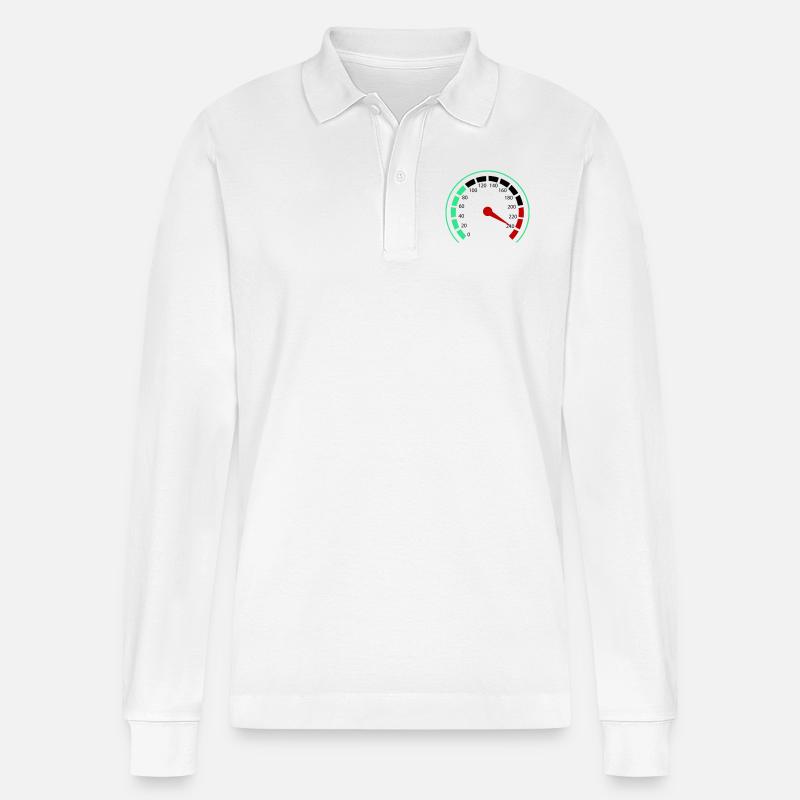 tacho - Stanley/Stella Unisex Bio-Langarm-Poloshirt Prepster - Weiß