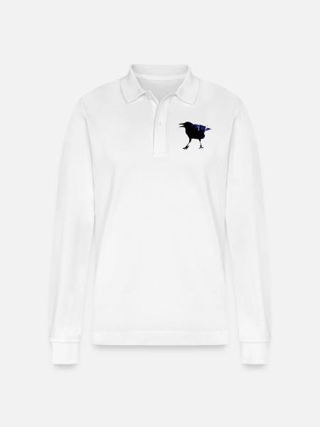 Rabe - Stanley/Stella Unisex Bio-Langarm-Poloshirt Prepster - Weiß