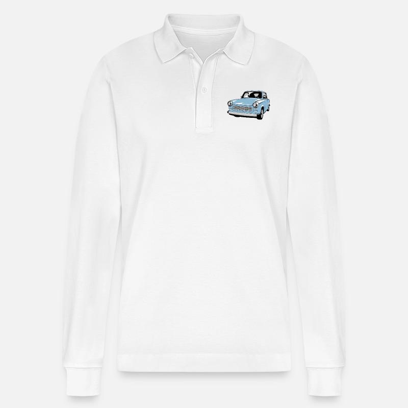  601 - Stanley/Stella Unisex Bio-Langarm-Poloshirt Prepster - Weiß