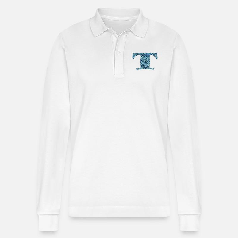 T 51 - Stanley/Stella Unisex Bio-Langarm-Poloshirt Prepster - Weiß