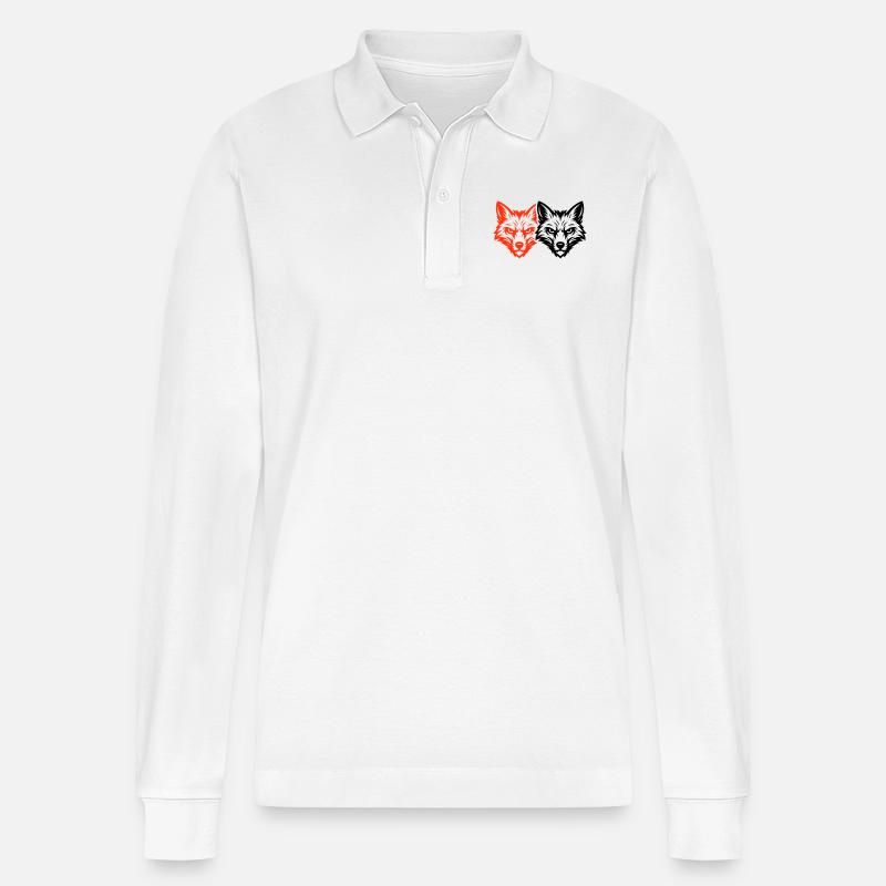 L’équipe Fox Head - Polo à manches longues bio PREPSTER Stanley/Stella Unisexe - blanc