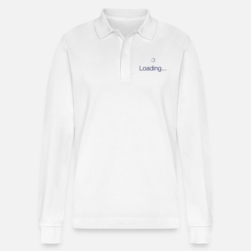 Loading - Stanley/Stella Unisex Bio-Langarm-Poloshirt Prepster - Weiß