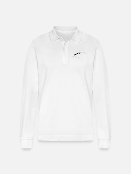 ASK 21 Kunstflug - Stanley/Stella Unisex Bio-Langarm-Poloshirt Prepster - Weiß