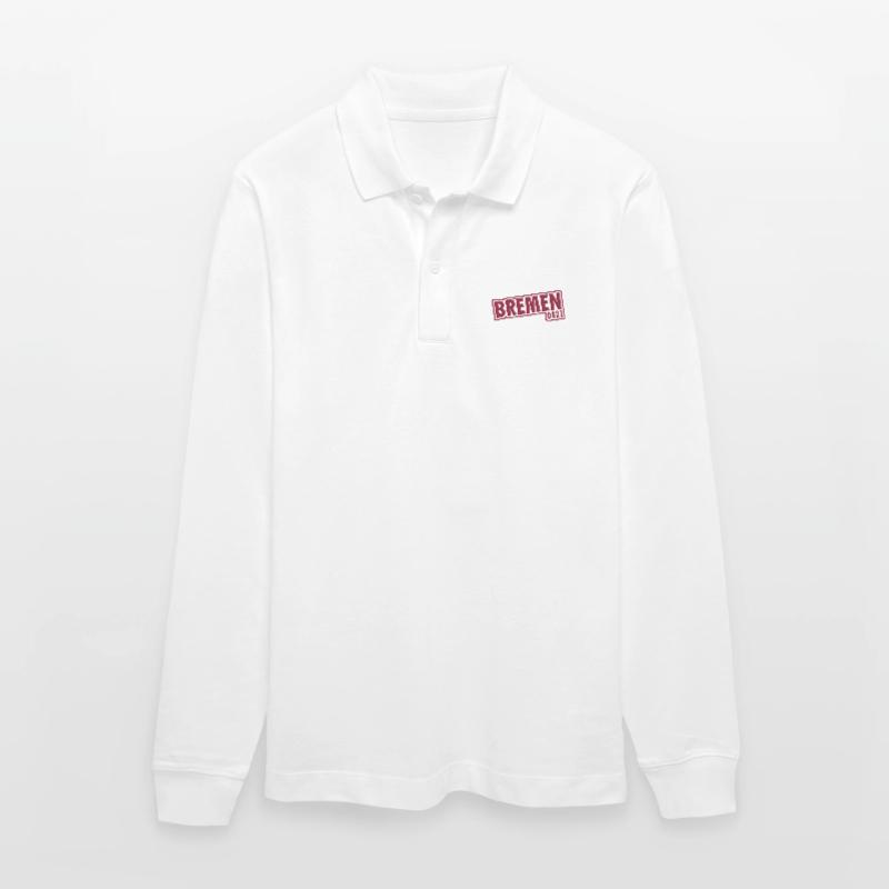 Bremen - 0421 - Area Code Stanley/Stella Organic Unisex Long-Sleeved Polo Shirt Prepster