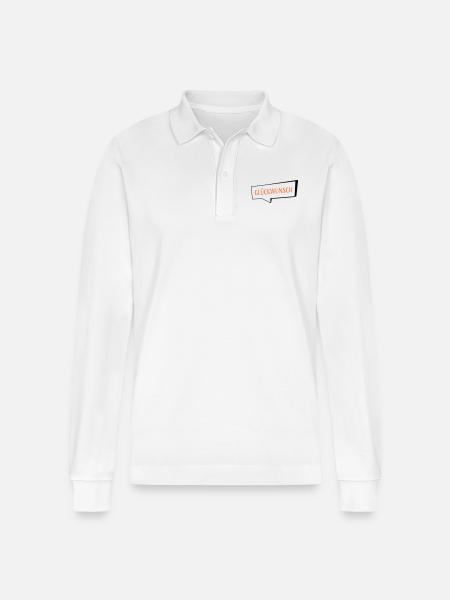 Congratulations two-tone - Stanley/Stella Organic Unisex Long-Sleeved Polo Shirt Prepster - white
