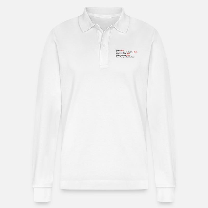 likdick - Stanley/Stella Unisex Bio-Langarm-Poloshirt Prepster - Weiß