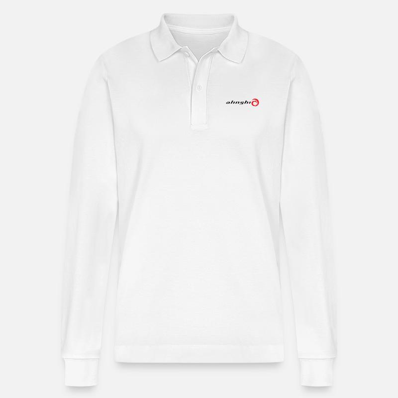 Alinghi - Stanley/Stella Unisex Bio-Langarm-Poloshirt Prepster - Weiß