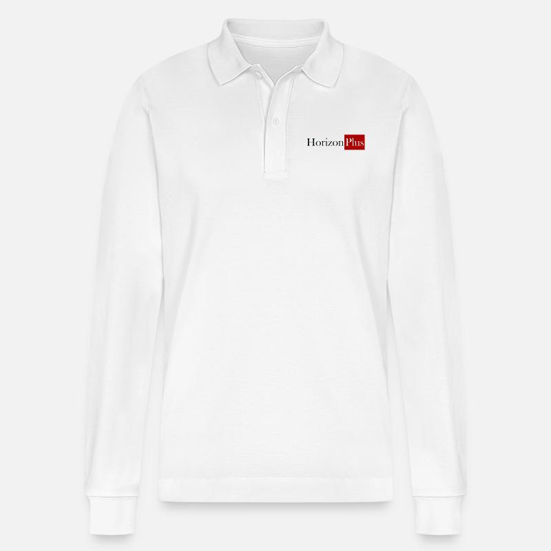 Horizont Plus - Stanley/Stella Unisex Bio-Langarm-Poloshirt Prepster - Weiß