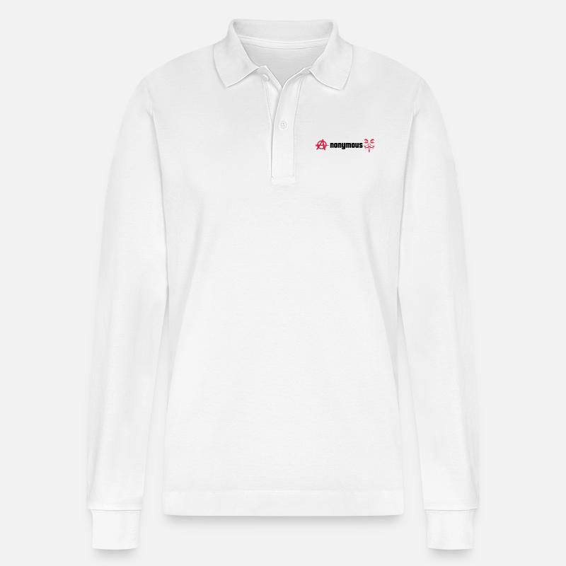 Anonymous - Stanley/Stella Unisex Bio-Langarm-Poloshirt Prepster - Weiß