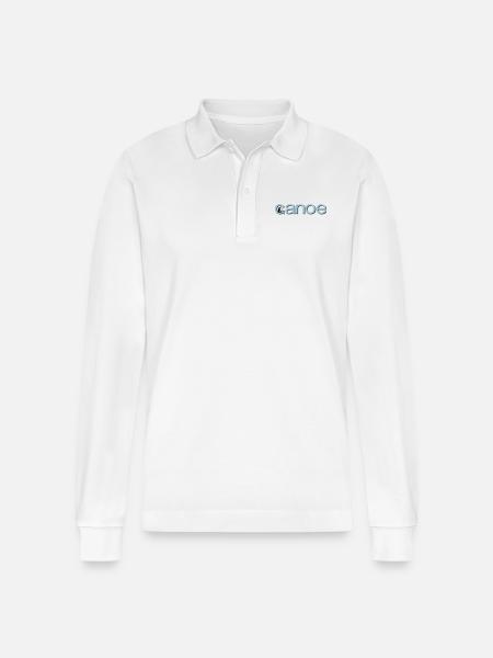 canoe - Stanley/Stella Unisex Bio-Langarm-Poloshirt Prepster - Weiß