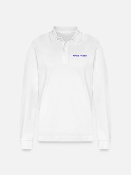 RETIREMENT. RETIREMENT. RETIRED. RETIREMENT - Stanley/Stella Organic Unisex Long-Sleeved Polo Shirt Prepster - white