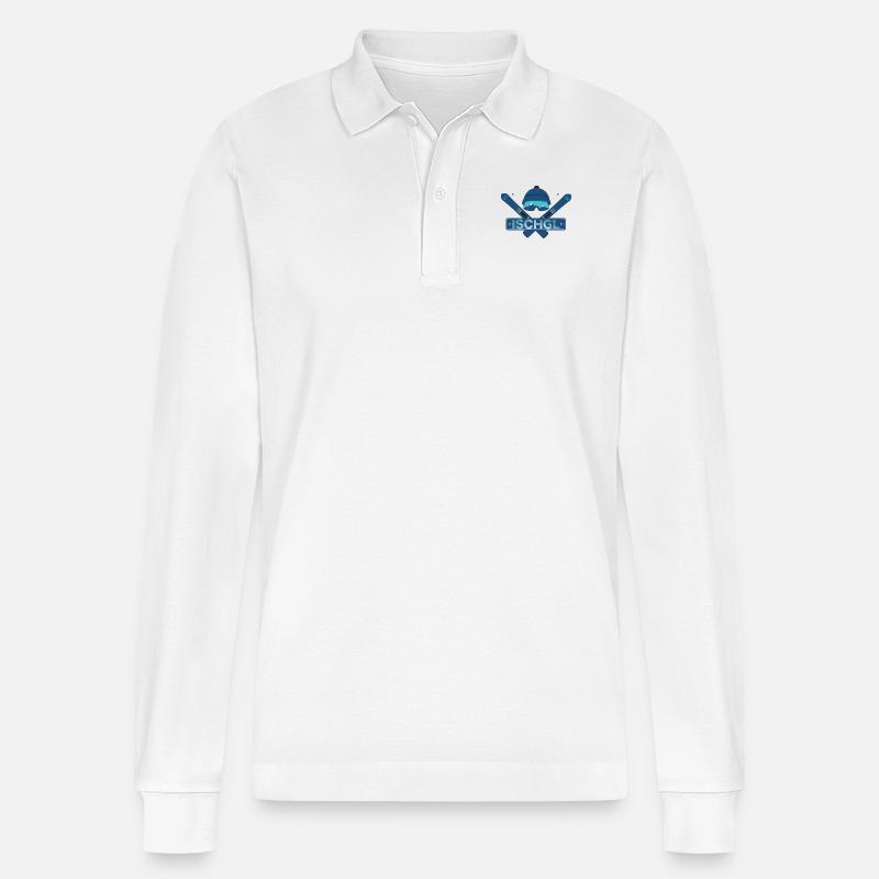Ischgl Ski - Stanley/Stella Unisex Bio-Langarm-Poloshirt Prepster - Weiß