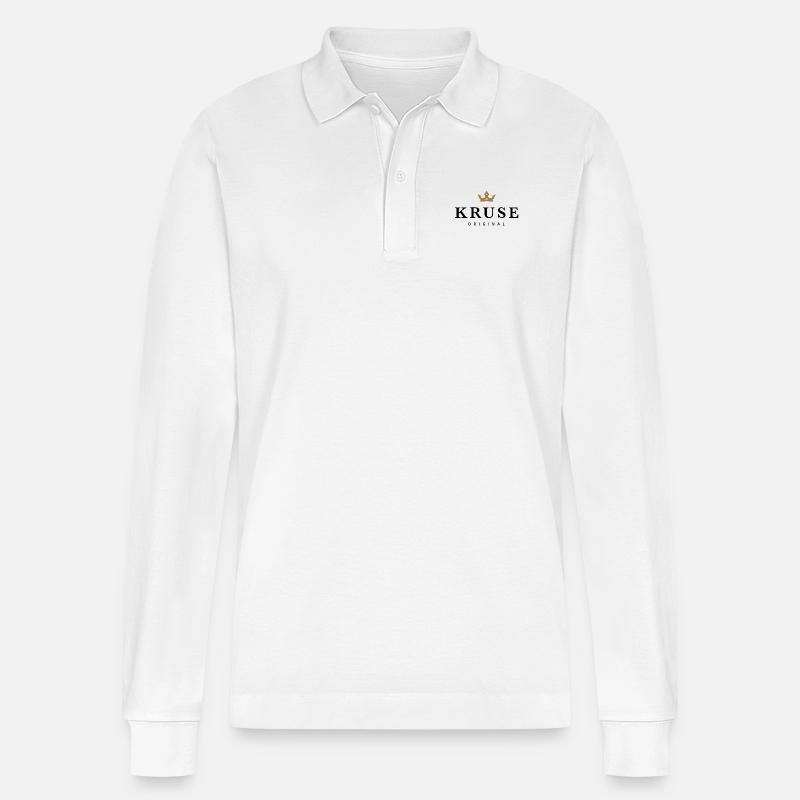 Kruse - Stanley/Stella Unisex Bio-Langarm-Poloshirt Prepster - Weiß