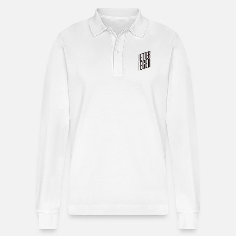 Netter Feger - Stanley/Stella Unisex Bio-Langarm-Poloshirt Prepster - Weiß