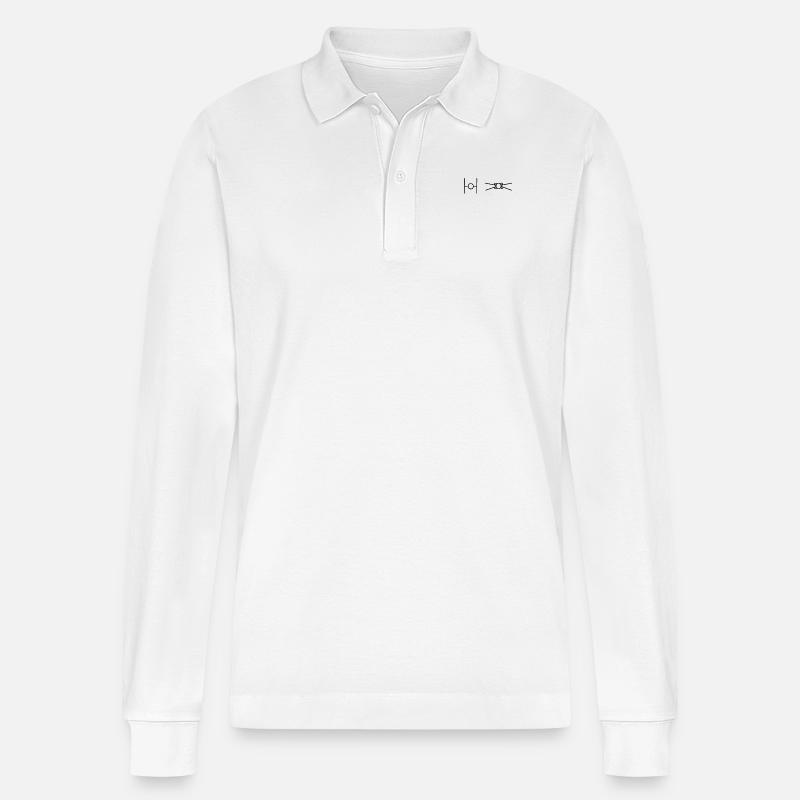Sternen Krieg - Stanley/Stella Unisex Bio-Langarm-Poloshirt Prepster - Weiß
