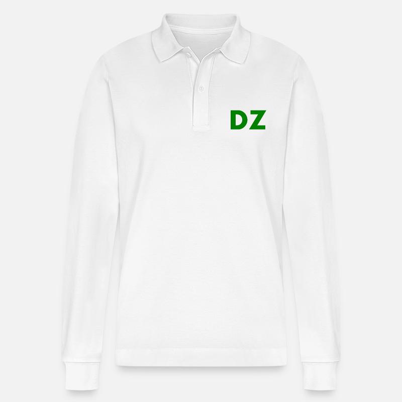 Dz - Stanley/Stella Unisex Bio-Langarm-Poloshirt Prepster - Weiß
