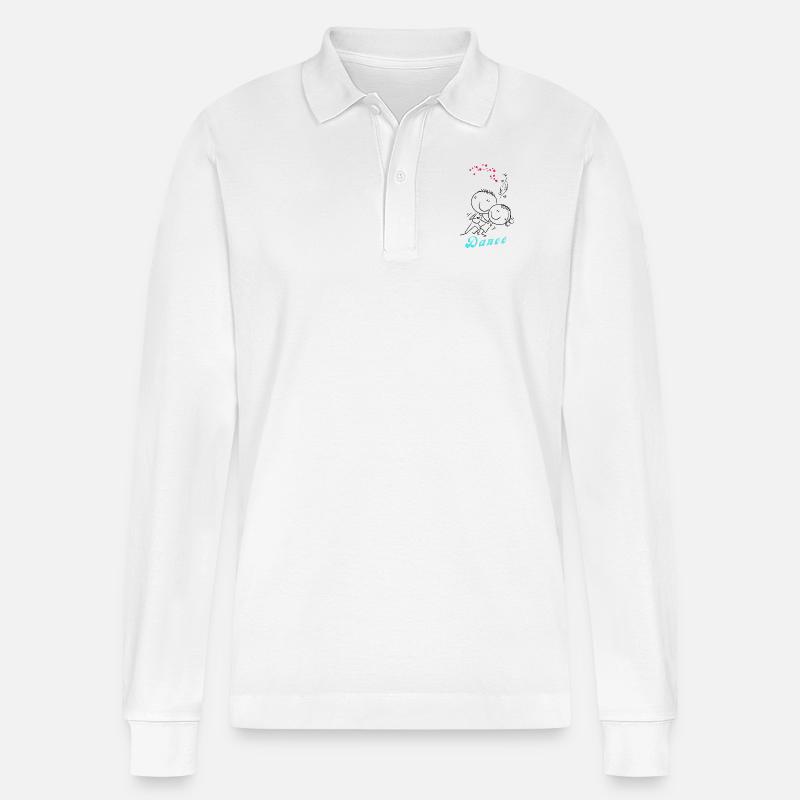24 - Stanley/Stella Unisex Bio-Langarm-Poloshirt Prepster - Weiß