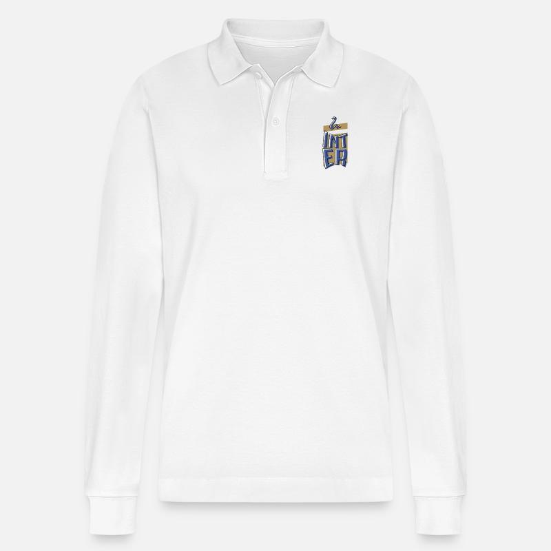 NERAZZURRI - Stanley/Stella Unisex Bio-Langarm-Poloshirt Prepster - Weiß