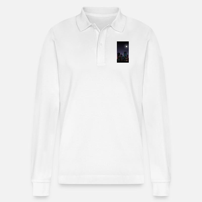 h4Ei5wbLTM6b37IDxxT9YA - Polo à manches longues bio PREPSTER Stanley/Stella Unisexe - blanc