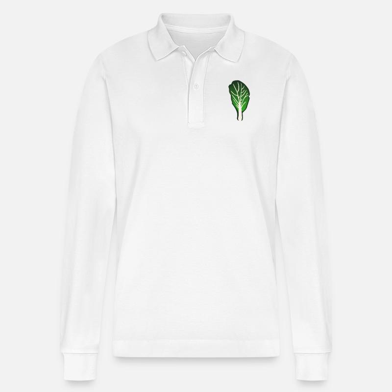 Mangold - Stanley/Stella Unisex Bio-Langarm-Poloshirt Prepster - Weiß