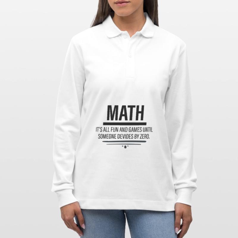 Math - Fun Until Someone Devides By Zero Stanley/Stella Unisex Bio-Langarm-Poloshirt Prepster