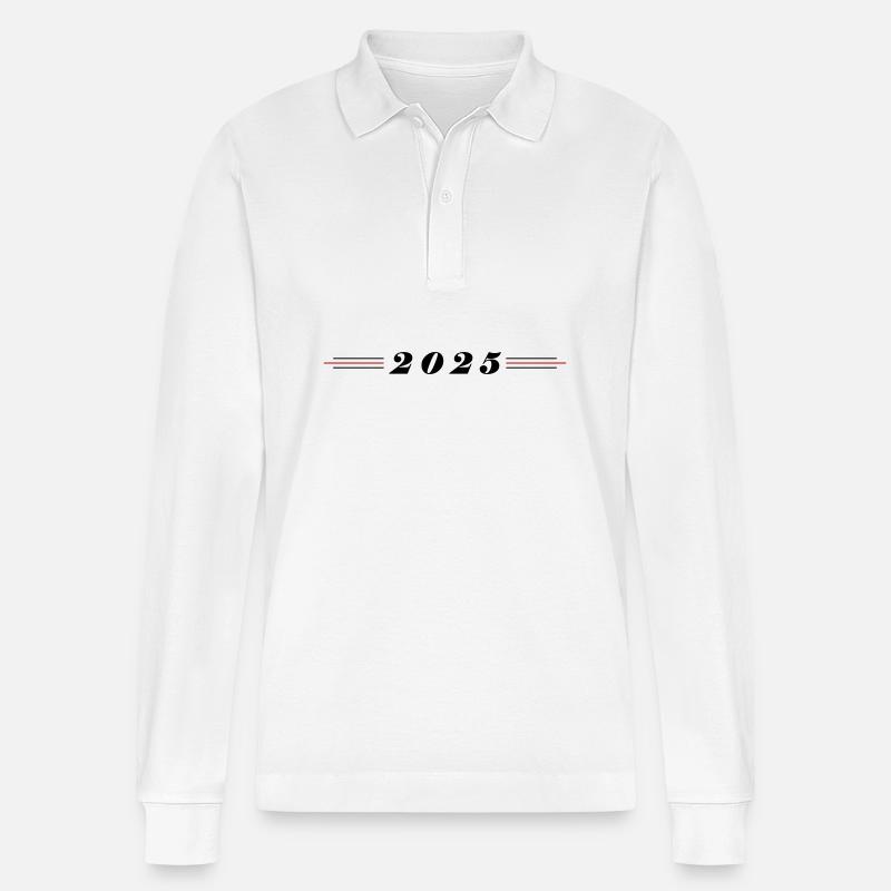 Élément de l’année 2025 - Polo à manches longues bio PREPSTER Stanley/Stella Unisexe - blanc