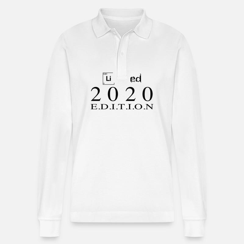 Édition limitée 2020 - Polo à manches longues bio PREPSTER Stanley/Stella Unisexe - blanc