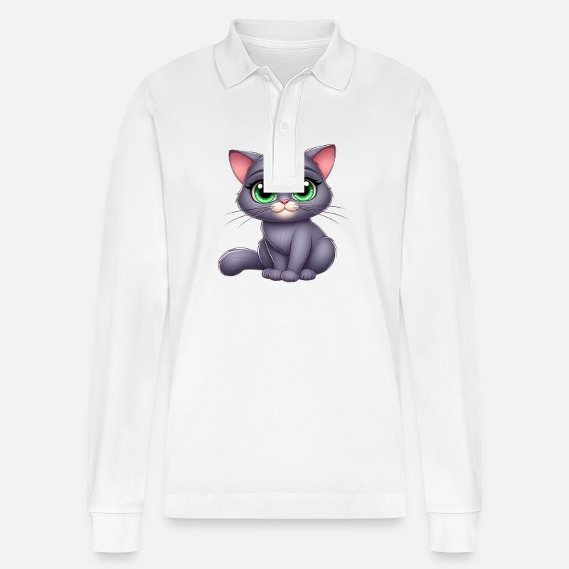 Kartäuser 17 - Stanley/Stella Unisex Bio-Langarm-Poloshirt Prepster - Weiß