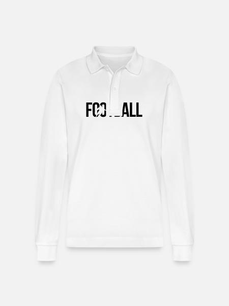 football - Stanley/Stella Unisex Bio-Langarm-Poloshirt Prepster - Weiß