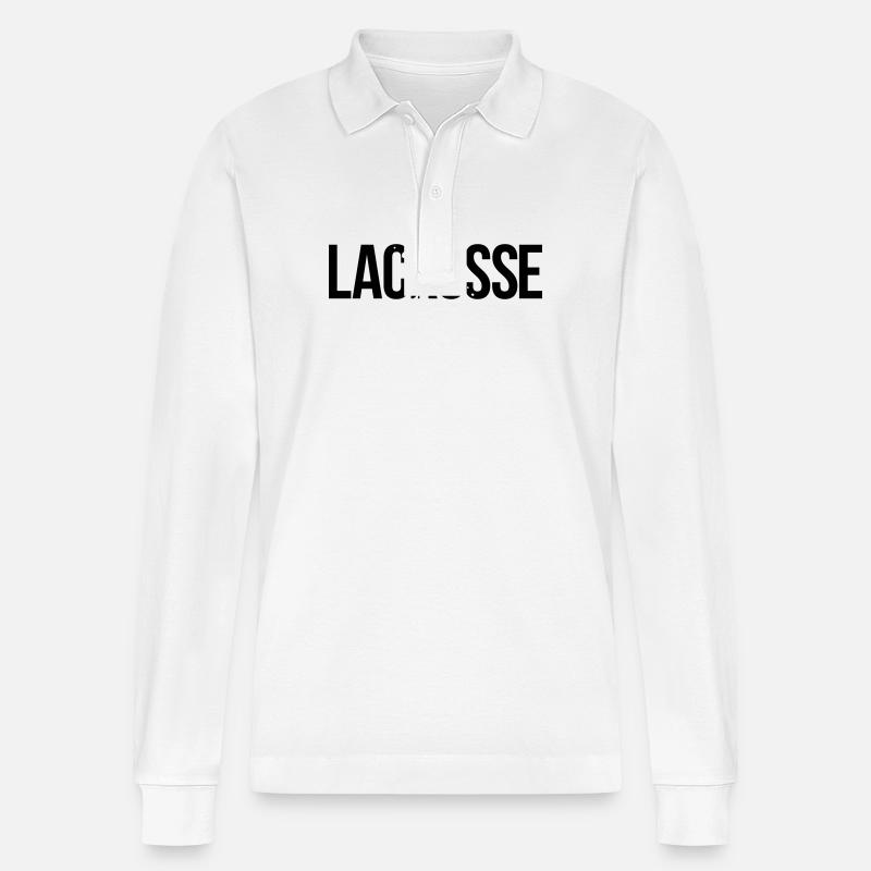 lacrosse - Stanley/Stella Unisex Bio-Langarm-Poloshirt Prepster - Weiß