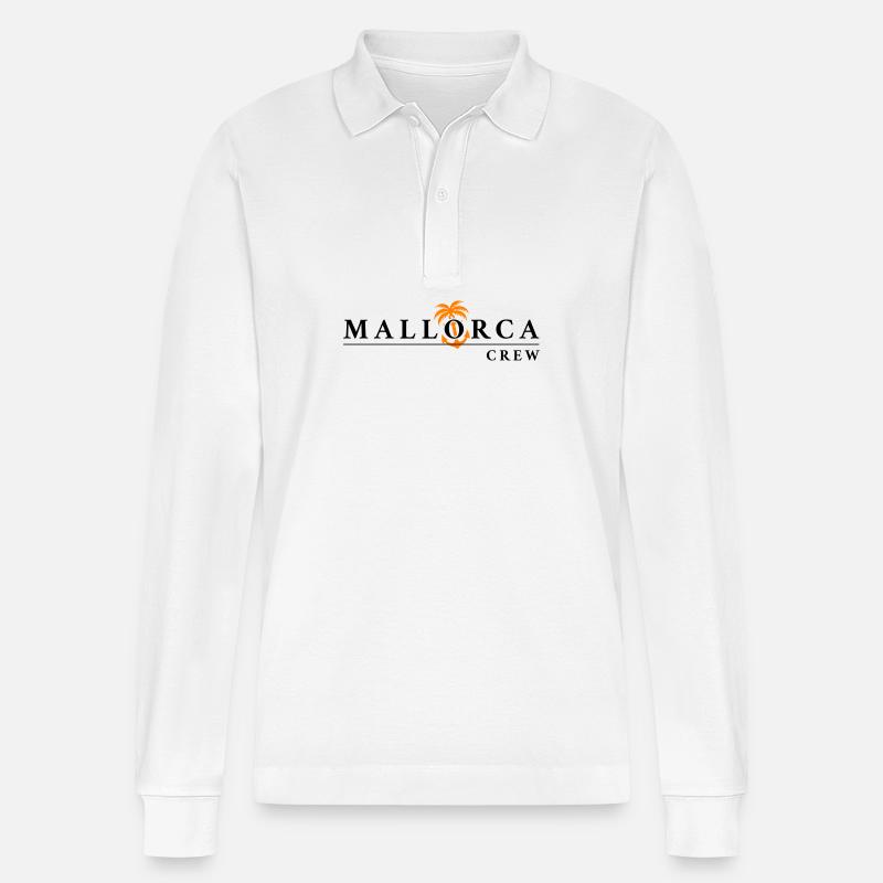 Équipage de Majorque - Polo à manches longues bio PREPSTER Stanley/Stella Unisexe - blanc