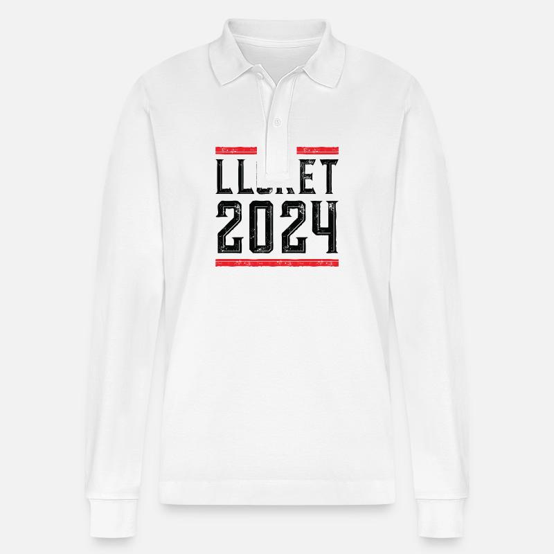 Lloret De Mar 2024 - Stanley/Stella Unisex Bio-Langarm-Poloshirt Prepster - Weiß