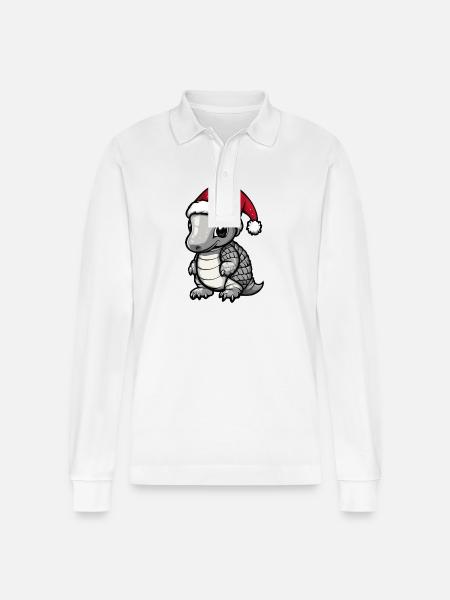 Tatou, Noël, Mignon - Polo à manches longues bio PREPSTER Stanley/Stella Unisexe - blanc