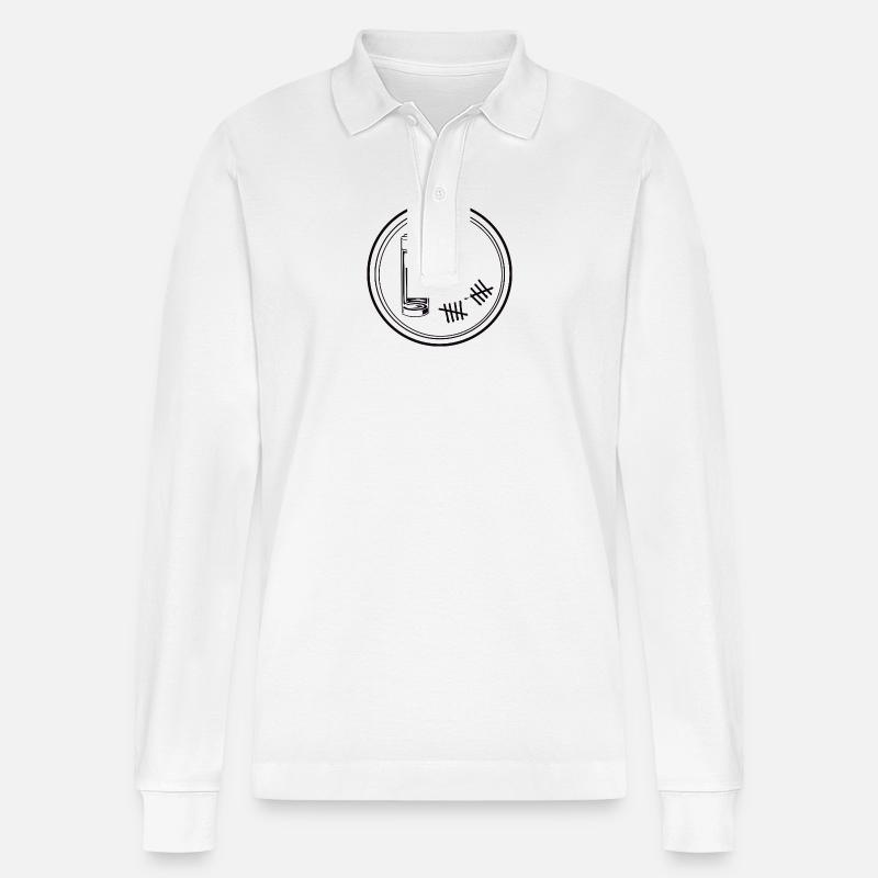 Kölsch - Stanley/Stella Unisex Bio-Langarm-Poloshirt Prepster - Weiß