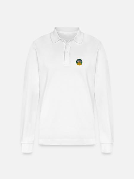 OVNI - Polo à manches longues bio PREPSTER Stanley/Stella Unisexe - blanc