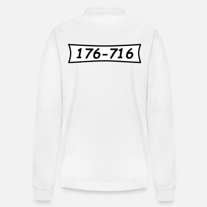 Panzerknacker Nummer 176 716 - Stanley/Stella Unisex Bio-Langarm-Poloshirt Prepster - Weiß