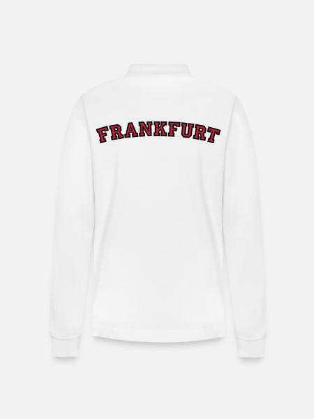 Frankfurt College Style - Stanley/Stella Organic Unisex Long-Sleeved Polo Shirt Prepster - white