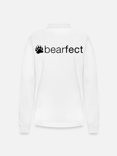 Bearfect - Stanley/Stella Unisex Bio-Langarm-Poloshirt Prepster - Weiß