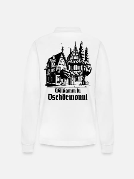 Welcome to Germany - Stanley/Stella Organic Unisex Long-Sleeved Polo Shirt Prepster - white