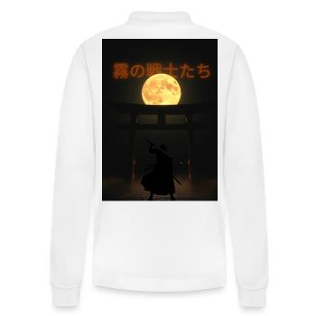 Mondlicht Nebelkämpfer - Stanley/Stella Unisex Bio-Langarm-Poloshirt Prepster - Weiß - Hinten - Anna (173cm)