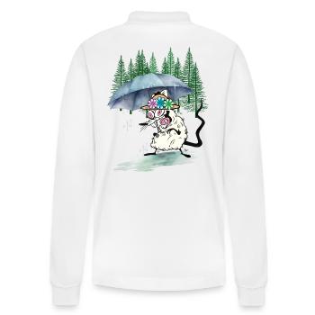 Parapluie Enfants Enfant Rat Forêt Randonnée - Polo à manches longues bio PREPSTER Stanley/Stella Unisexe - blanc - Dos - Anna (173cm)