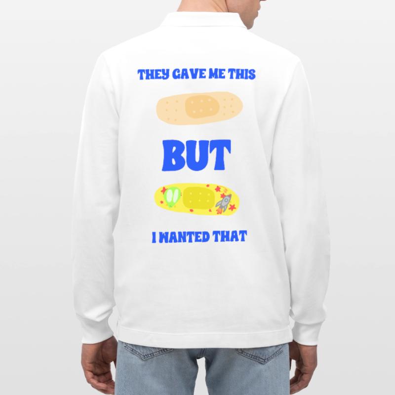 Klassisches Dressing oder Space Dressing Stanley/Stella Unisex Bio-Langarm-Poloshirt Prepster