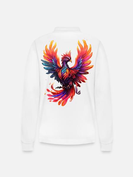Firebird - Polo à manches longues bio PREPSTER Stanley/Stella Unisexe - blanc