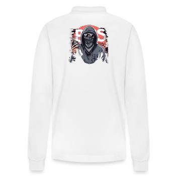 Grafiti Sprayer - Stanley/Stella Unisex Bio-Langarm-Poloshirt Prepster - Weiß - Hinten - Anna (173cm)