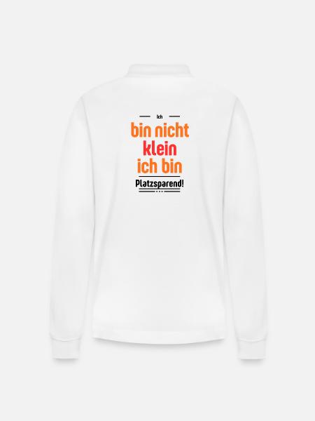 Ich - Stanley/Stella Unisex Bio-Langarm-Poloshirt Prepster - Weiß
