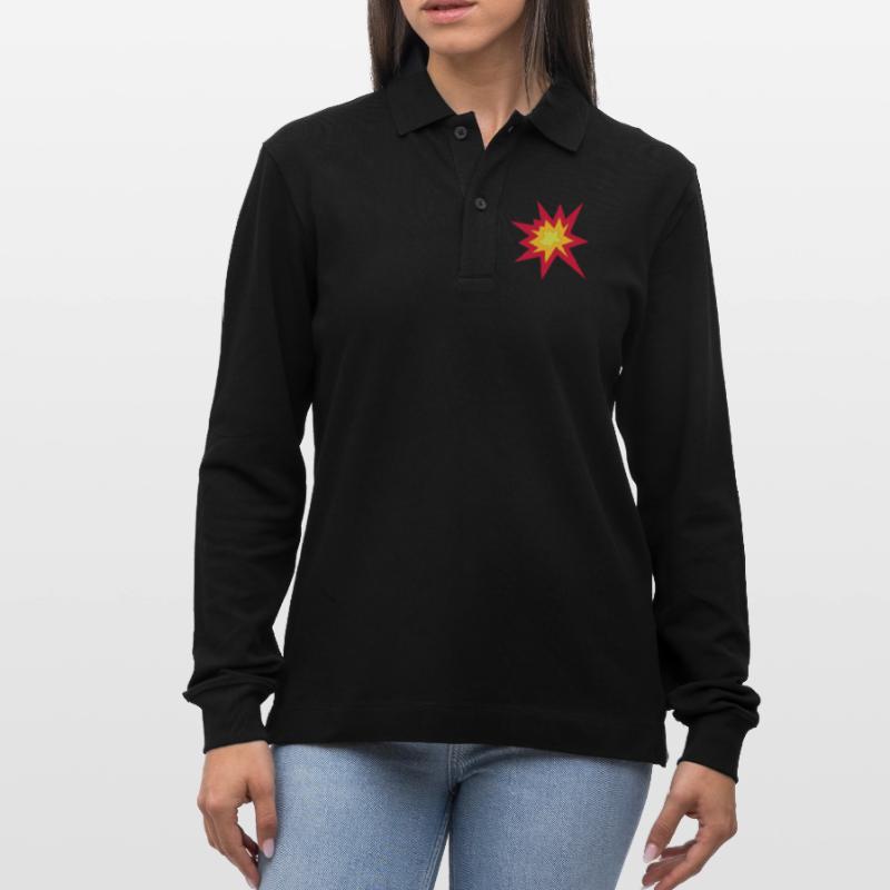 Explosion Stanley/Stella Organic Unisex Long-Sleeved Polo Shirt Prepster