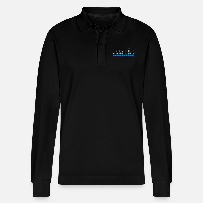 Equalizer - Stanley/Stella Unisex Bio-Langarm-Poloshirt Prepster - Schwarz