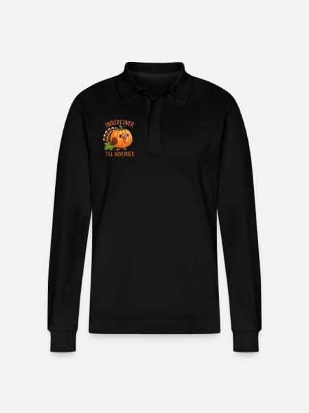 Undercover Turkey - Stanley/Stella Organic Unisex Long-Sleeved Polo Shirt Prepster - black