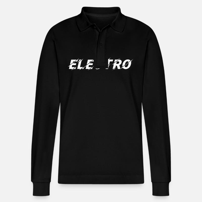 Electro - Stanley/Stella Unisex Bio-Langarm-Poloshirt Prepster - Schwarz